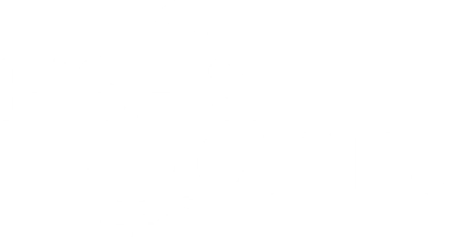 The Captain’s Fish & Chips logo, all white for red grounds