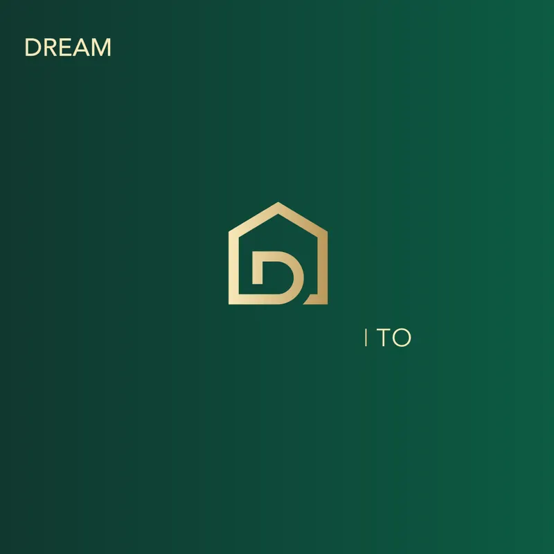 Exploration: a D inside a house outline