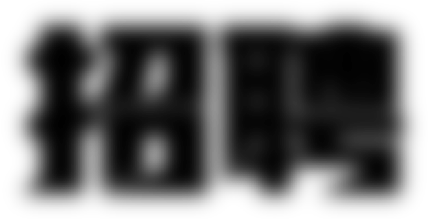 The blurred shadow layer of the 招聘 lettering