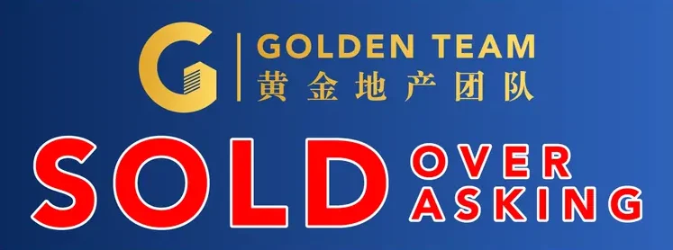 Sign rider: Sold Over Asking