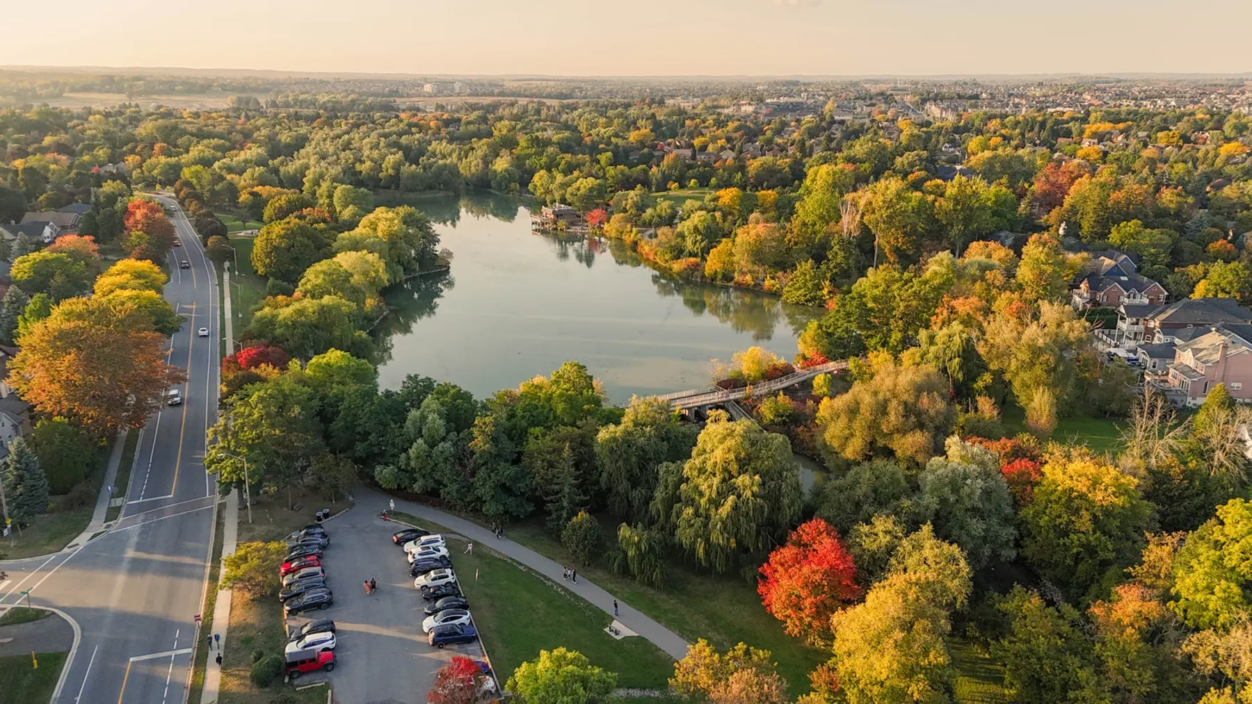 Toogood Pond from above, September 2023
