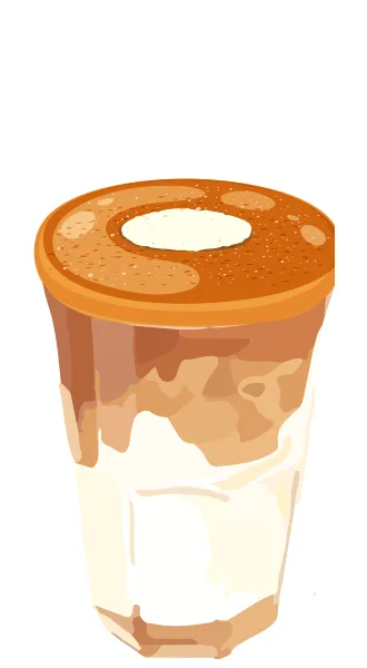 Menu illustration: Donut Meow Coffee