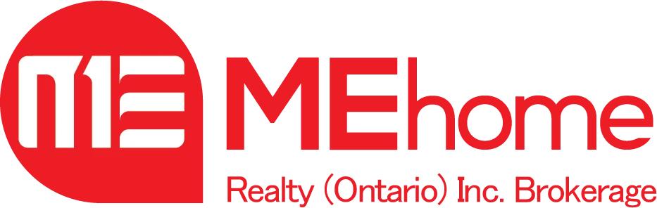 The MEhome logo: ME inside a red speech bubble, with the MEhome name and “Realty (Ontario) Inc. Brokerage”