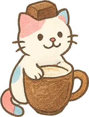 头顶巧克力、抱着摩卡的猫