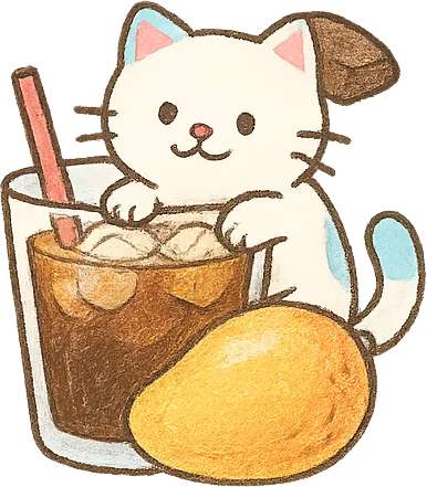 香橙美式与猫