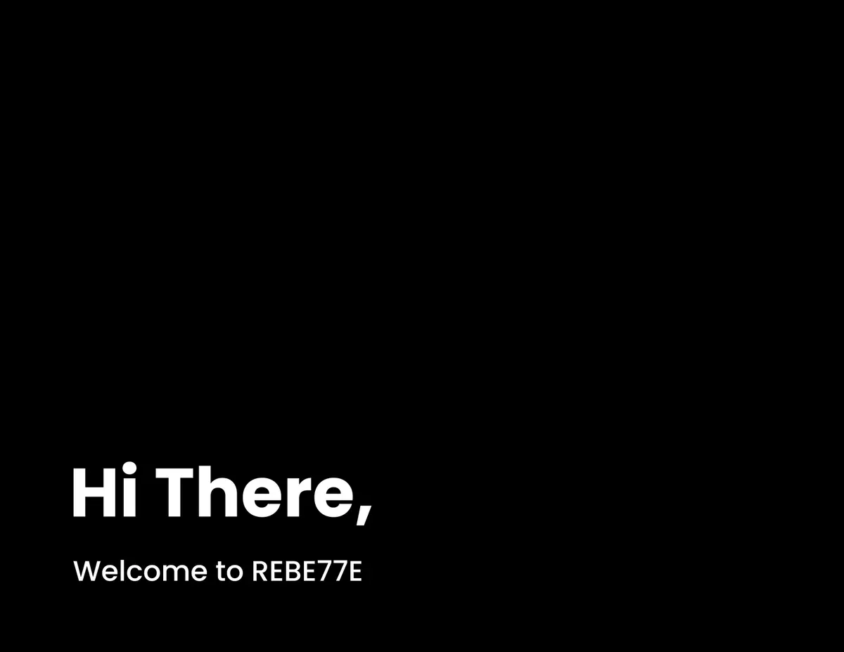 标志规范第 3 页：Hi There, Welcome to REBE77E