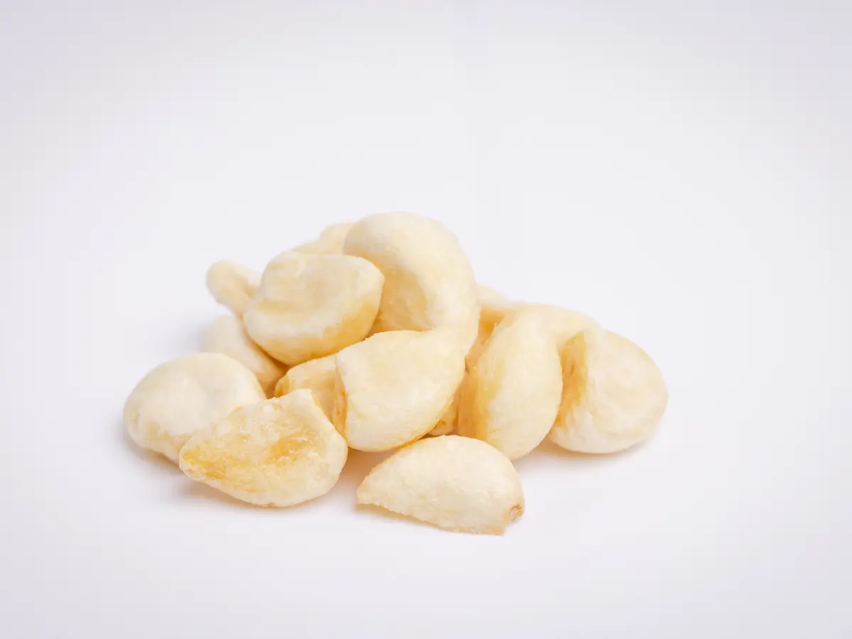 Garlic crisp, product photograph