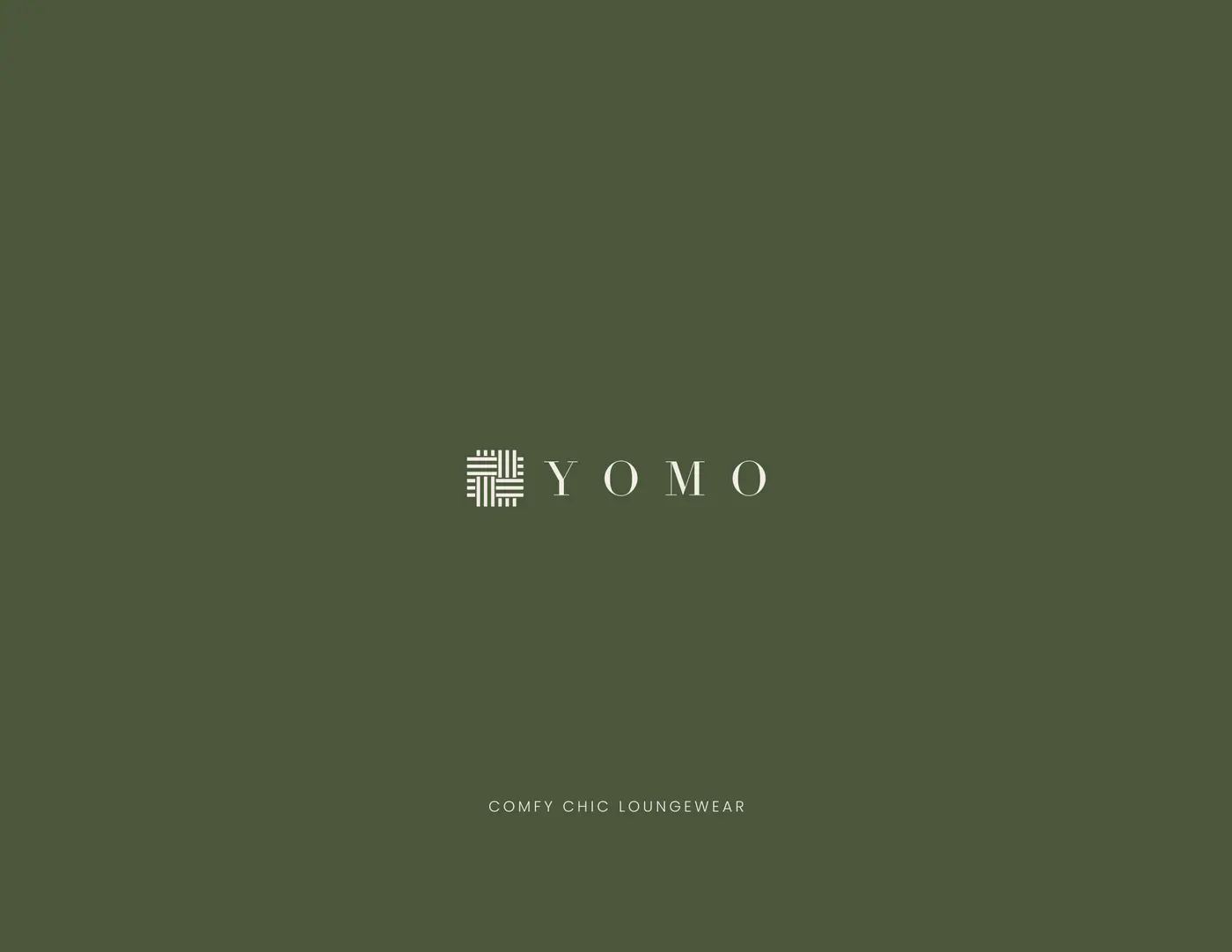 Manual page 2: the logo on olive with “Comfy Chic Loungewear”