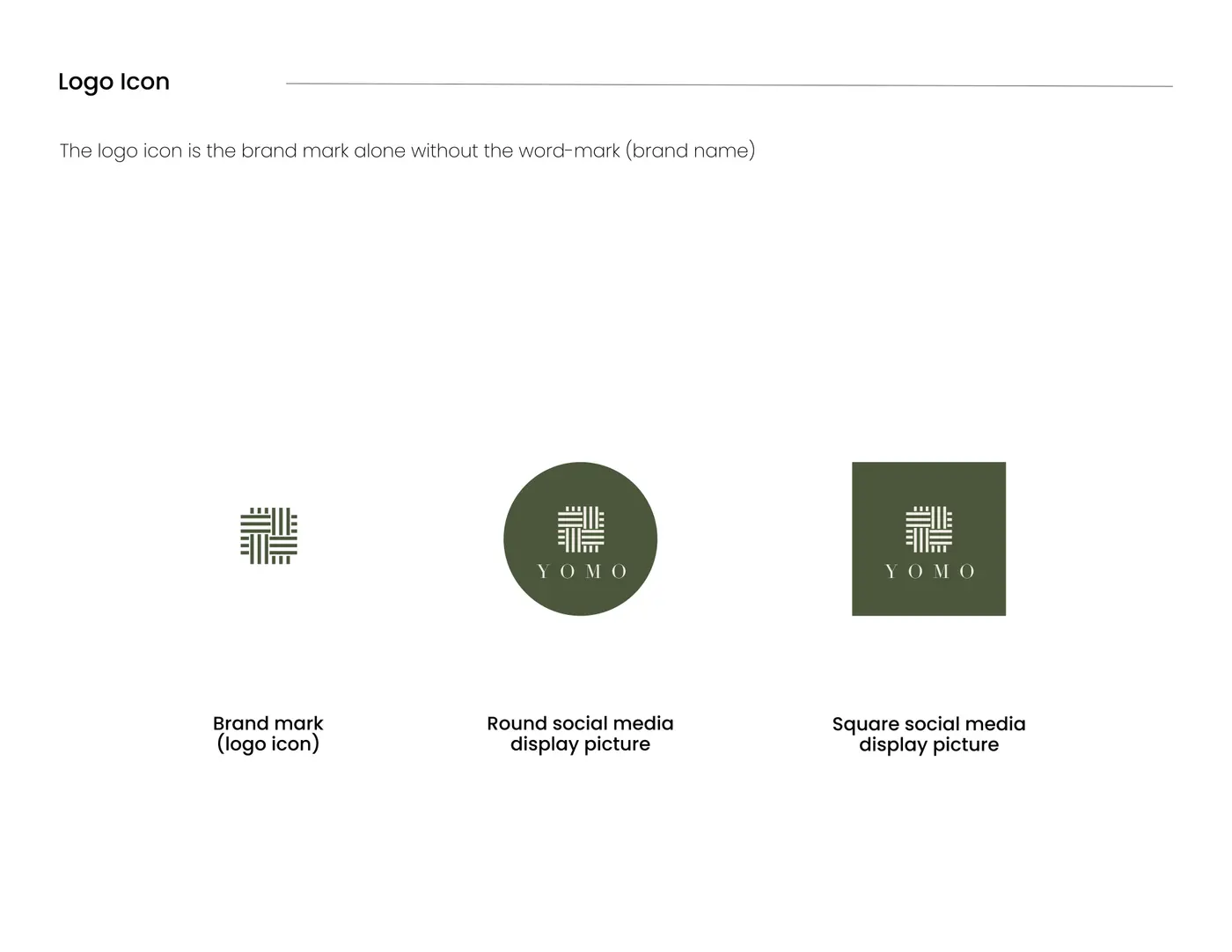 Manual: the icon and social media avatars