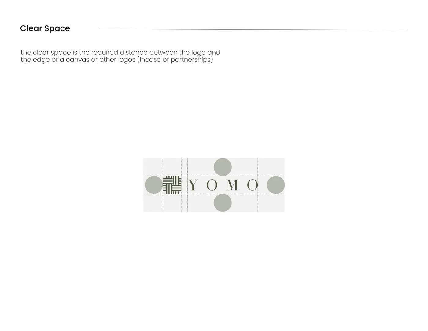 Manual: clear space around the logo